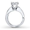 Thumbnail Image 2 of Previously Owned Diamond Bridal Set 4 ct tw Princess-cut 14K White Gold