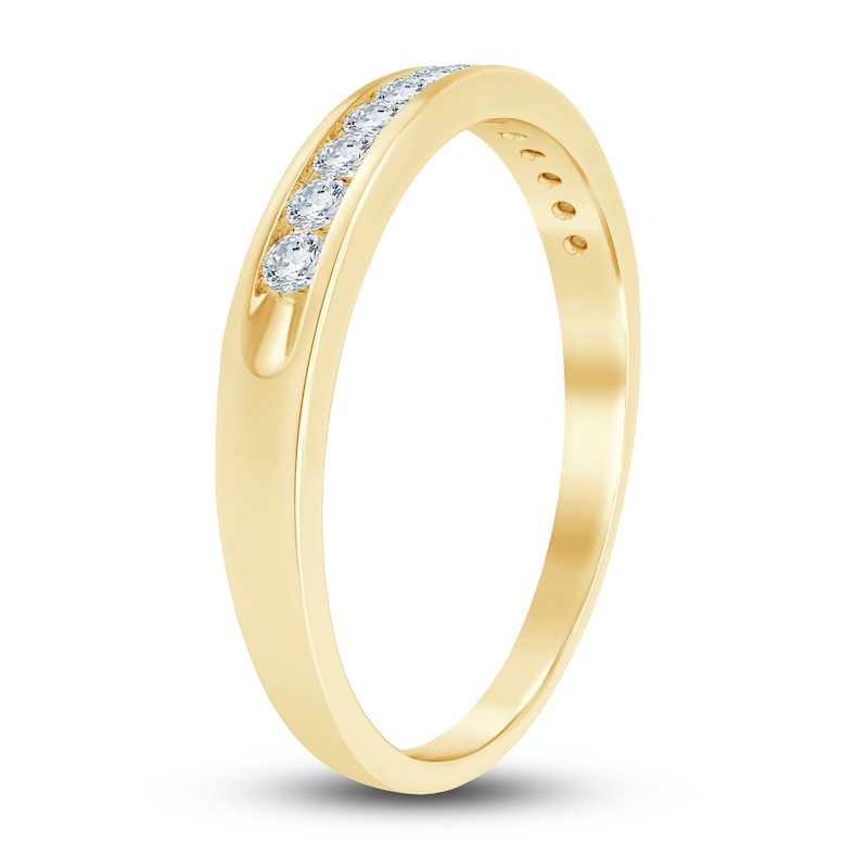 Main Image 2 of Previously Owned Diamond Anniversary Band 1/6 ct tw Round 14K Yellow Gold