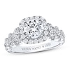 Thumbnail Image 0 of Previously Owned Vera Wang WISH 2 ct tw Diamond Engagement Ring 14K White Gold Ring