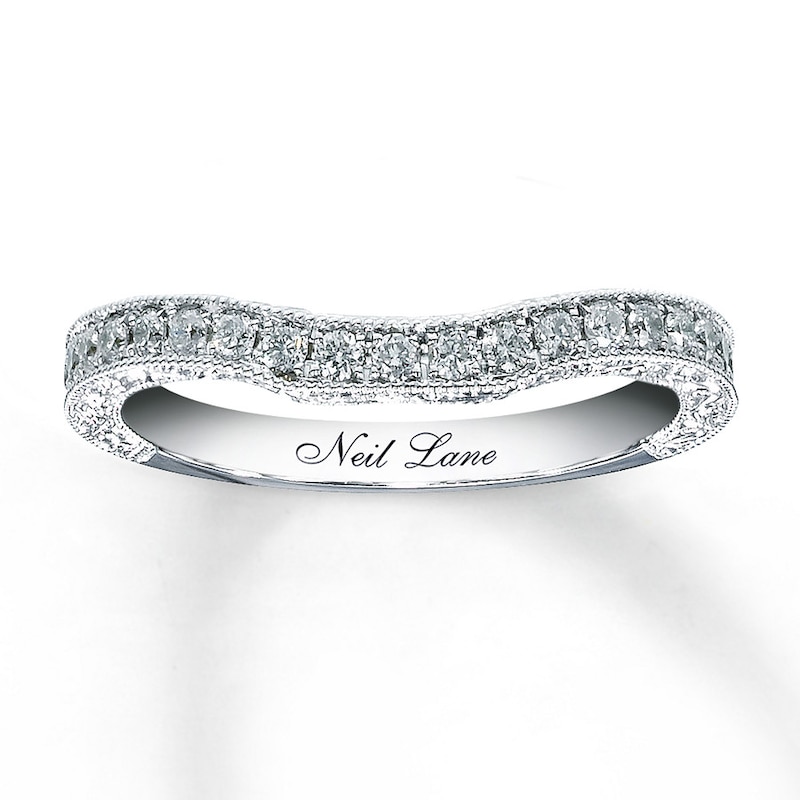 Main Image 1 of Previously Owned Neil Lane Wedding Band 1/3 ct tw Diamonds 14K White Gold