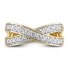 Thumbnail Image 3 of Previously Owned Diamond Criss-Cross Anniversary Band 5/8 ct tw Round 18K Yellow Gold