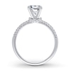 Thumbnail Image 1 of Previously Owned Diamond Engagement Ring Setting 1/4 ct tw Round 14K White Gold