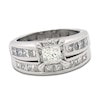 Thumbnail Image 0 of Previously Owned Diamond Bridal Set 1-7/8 ct tw Princess 14K White Gold