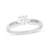 Thumbnail Image 1 of Previously Owned Diamond Engagement Ring 5/8 ct tw Round 14K White Gold