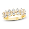 Thumbnail Image 1 of Previously Owned Diamond Double Row Ring 1-1/2 ct tw Round 14K Yellow Gold