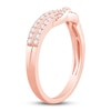 Thumbnail Image 2 of Previously Owned Diamond Contour Ring 1/4 ct tw Round 14K Rose Gold