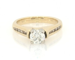 Previously Owned Diamond Engagement Ring 5/8 ct tw 14K Yellow Gold