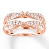 Thumbnail Image 0 of Previously Owned Diamond Enhancer Ring 1/2 ct tw Round-cut 14K Rose Gold