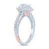 Thumbnail Image 2 of Previously Owned Pnina Tornai Can't Stop Loving You Diamond Engagement Ring 1-1/8 ct tw Pear-shaped/ Marquise/Round 14K White Gold