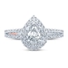 Thumbnail Image 3 of Previously Owned Pnina Tornai Can't Stop Loving You Diamond Engagement Ring 1-1/8 ct tw Pear-shaped/ Marquise/Round 14K White Gold