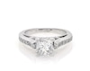 Thumbnail Image 1 of Previously Owned Round & Princess-Cut Diamond Ring 1-1/4 ct tw 14K White Gold