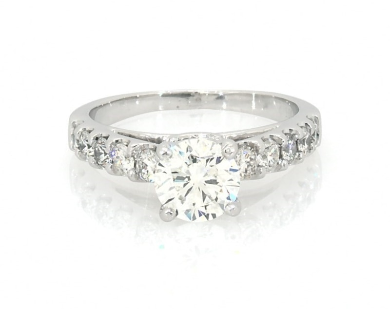 Main Image 1 of Previously Owned Diamond Ring 1-1/5 ct tw Platinum