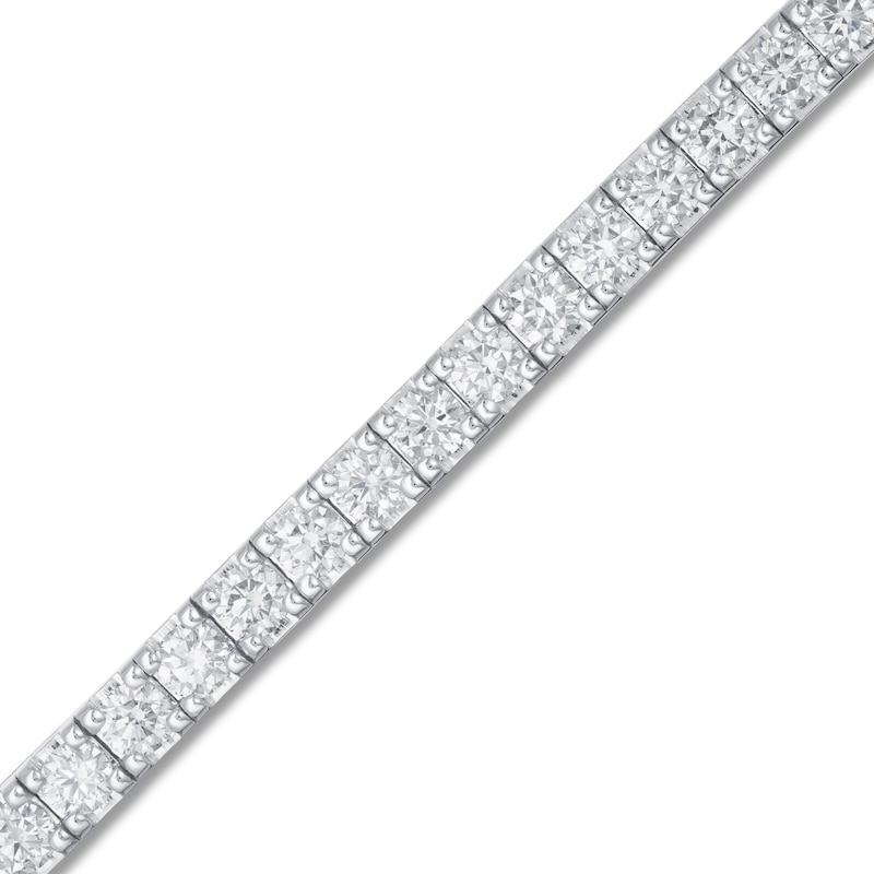 Previously Owned Lab-Created Diamond Bracelet 5 ct tw Round 14K White Gold