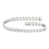 Thumbnail Image 0 of Previously Owned Lab-Created Diamond Bracelet 2 ct tw Round 14K White Gold