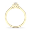 Thumbnail Image 2 of Previously Owned Diamond Ring 1/3 ct tw Pear-shaped/Round-cut 14K Yellow Gold