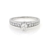 Thumbnail Image 1 of Previously Owned Oval & Round-Cut Diamond Engagement Ring 1 ct tw 14K White Gold