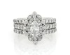 Thumbnail Image 0 of Previously Owned Marquise & Round-Cut Diamond Bridal Set 2 ct tw 14K White Gold