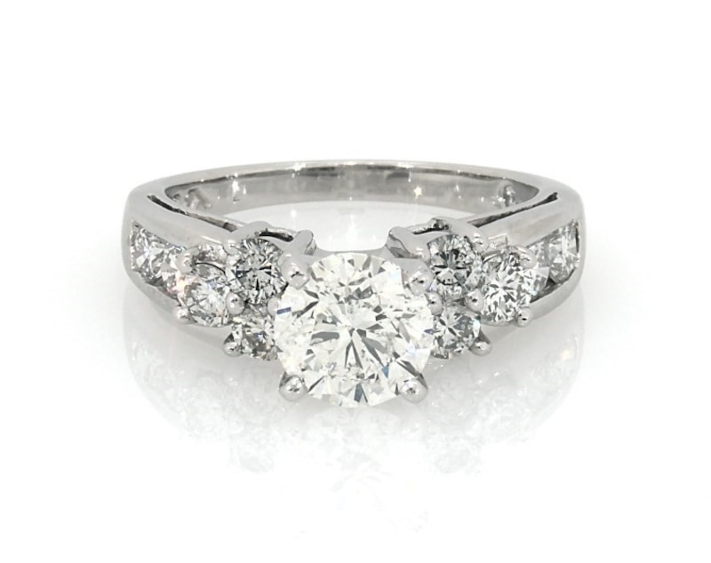 Previously Owned Diamond Engagement Ring 2-1/3 ct tw Platinum
