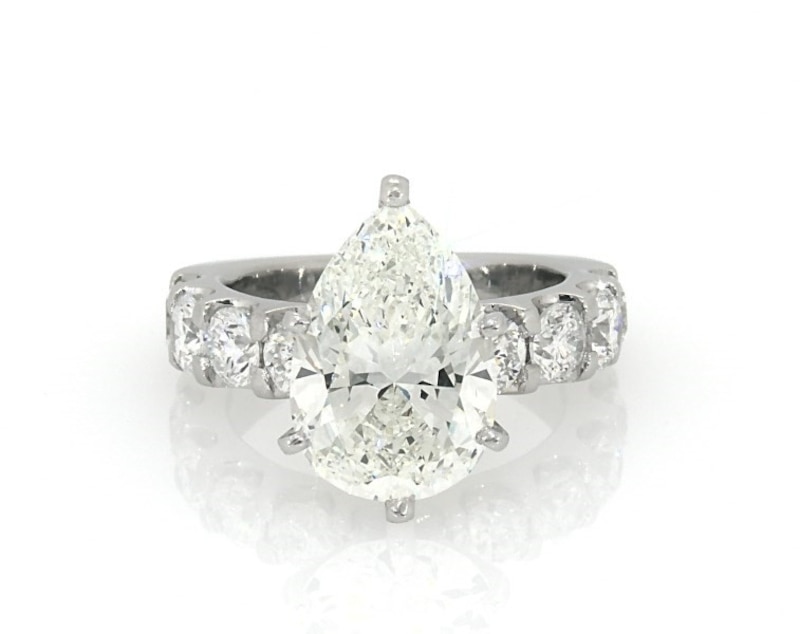 Main Image 1 of Previously Owned Diamond Engagement Ring 6-1/2 ct tw Platinum