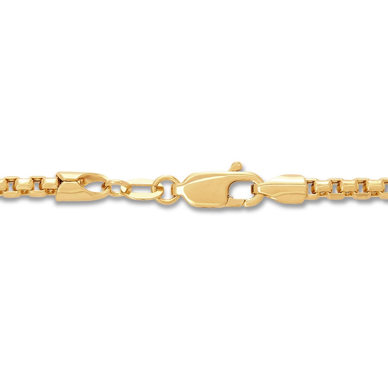 Main Image 2 of Previously Owned Hollow Box Chain Necklace 10K Yellow Gold Appx. 20&quot; 2.5mm