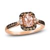 Thumbnail Image 1 of Previously Owned Le Vian Natural Morganite Ring 1/4 ct tw Diamonds 14K Strawberry Gold