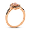 Thumbnail Image 2 of Previously Owned Le Vian Natural Morganite Ring 1/4 ct tw Diamonds 14K Strawberry Gold