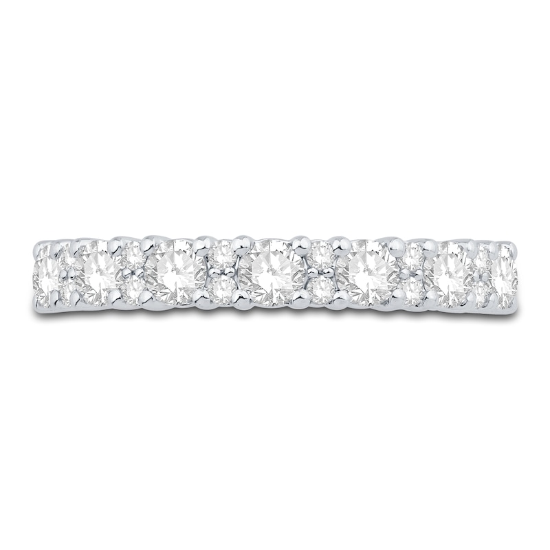 Previously Owned Diamond Anniversary Band 3/4 ct tw Round 18K White Gold
