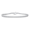 Thumbnail Image 0 of Previously Owned Lab-Created Diamond Bracelet 3 ct tw Round 14K White Gold