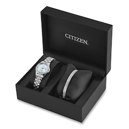 Previously Owned Citizen Silhouette Crystal Women's Watch Boxed Set EW1841-66D