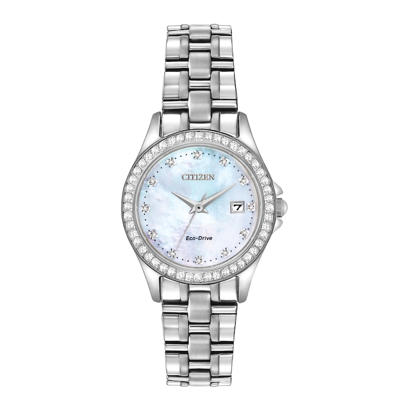 Main Image 2 of Previously Owned Citizen Silhouette Crystal Women's Watch Boxed Set EW1841-66D