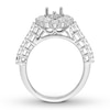 Thumbnail Image 2 of Previously Owned Diamond Ring Setting 1-1/8 carat tw Round 14K White Gold