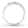 Thumbnail Image 2 of Previously Owned Men's Diamond Anniversary Band 1/10 ct tw Round 14K White Gold