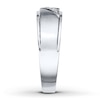 Thumbnail Image 3 of Previously Owned Men's Diamond Anniversary Band 1/10 ct tw Round 14K White Gold