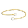 Thumbnail Image 0 of Previously Owned Freshwater Cultured Pearl Bangle Bracelet 14K Yellow Gold