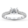 Thumbnail Image 0 of Previously Owned Diamond Engagement Ring Setting 1/3 ct tw Round 14K White Gold