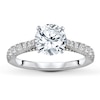 Thumbnail Image 2 of Previously Owned Diamond Engagement Ring Setting 1/3 ct tw Round 14K White Gold