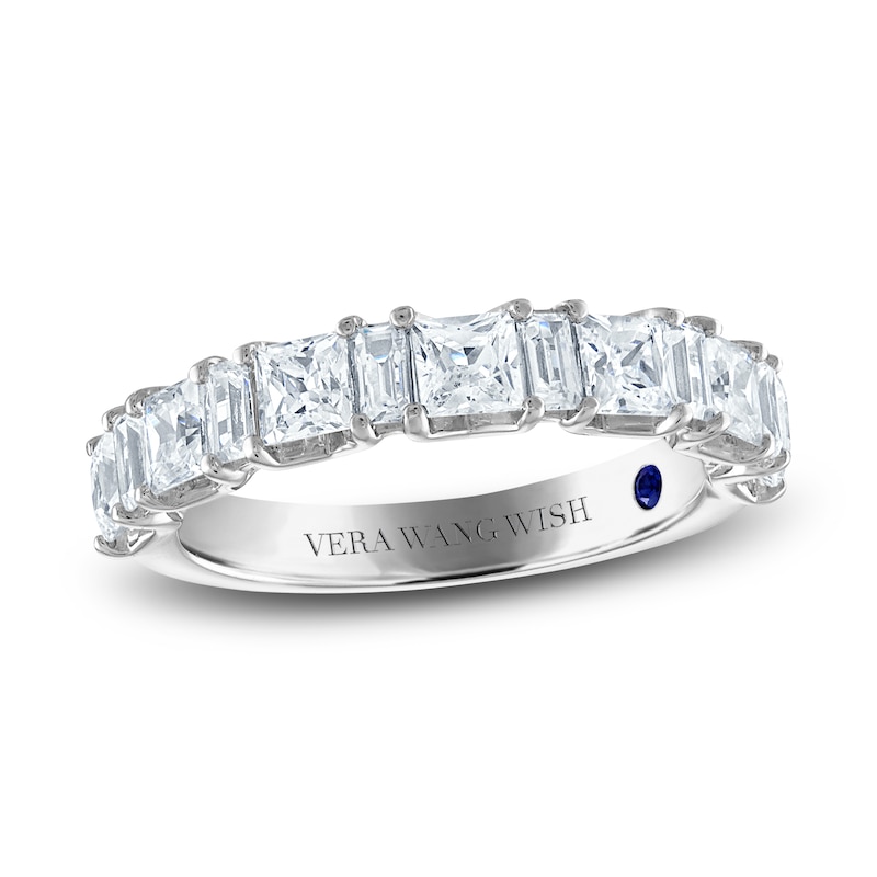 Previously Owned Vera Wang WISH Diamond Wedding Band 2 ct tw Princess ...