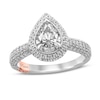 Thumbnail Image 1 of Previously Owned Pnina Tornai The Perfect Pair Diamond Engagement Ring 1-3/4 ct tw Pear-shaped/Round 14K White Gold