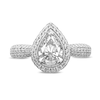 Thumbnail Image 3 of Previously Owned Pnina Tornai The Perfect Pair Diamond Engagement Ring 1-3/4 ct tw Pear-shaped/Round 14K White Gold