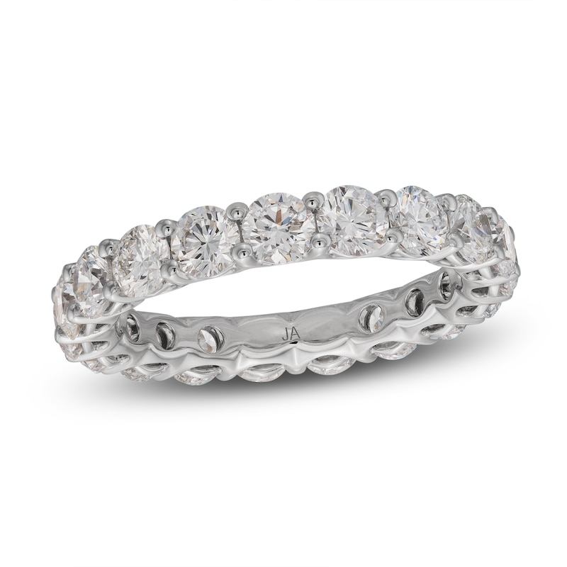 Previously Owned Lab-Created Diamond Eternity Band 3 ct tw Round 14K White Gold