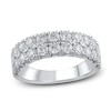 Thumbnail Image 1 of Previously Owned Lab-Created Diamond Anniversary Band 2 ct tw Round 14K White Gold