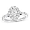 Thumbnail Image 1 of Previously Owned Vera Wang WISH 1-1/2 ct tw Diamond Engagement Ring 14K White Gold