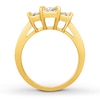 Thumbnail Image 2 of Previously Owned Diamond Engagement Ring 1/2 ct tw Princess-cut 14K Yellow Gold