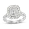 Thumbnail Image 1 of Previously Owned Diamond Engagement Ring 1-5/8 ct tw Emerald-cut 14K White Gold