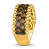 Thumbnail Image 3 of Previously Owned Le Vian Dolce D'Oro Chocolate Diamond Ring 1-3/8 ct tw 14K Honey Gold