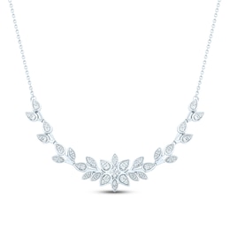 Previously Owned Pnina Tornai Diamond Necklace 1/2 ct tw Round 14K White Gold