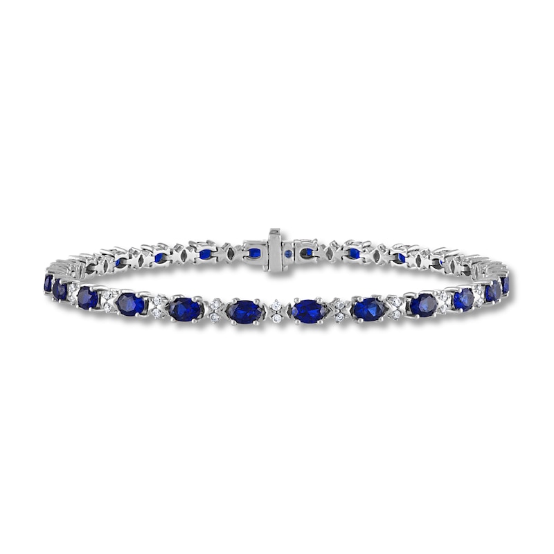 Previously Owned Vera Wang WISH Diamond Tennis Bracelet 1/3 ct tw Round 10K White Gold