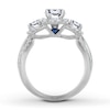 Thumbnail Image 2 of Previously Owned Vera Wang WISH Engagement Ring Setting 1 ct tw Round/Princess 14K White Gold