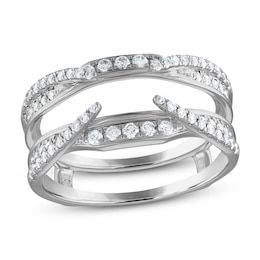 Previously Owned Diamond Anniversary Enhancer Band 1/2 ct tw Round 14K White Gold