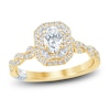 Thumbnail Image 1 of Previously Owned Pnina Tornai Diamond Engagement Ring 1 ct tw Oval/Marquise/ Round 14K Yellow Gold